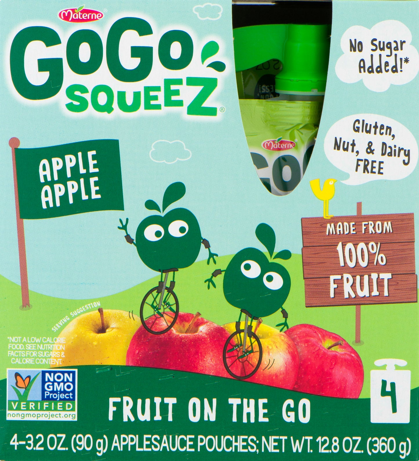 GoGo Squeez Applesauce 4 ea