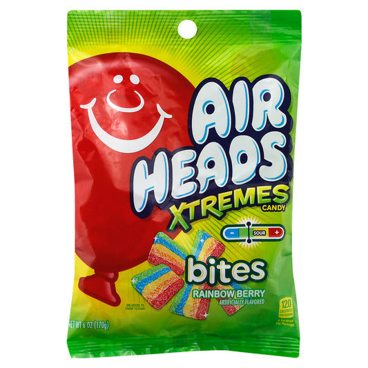 Air Heads Xtremes Candy 6 oz