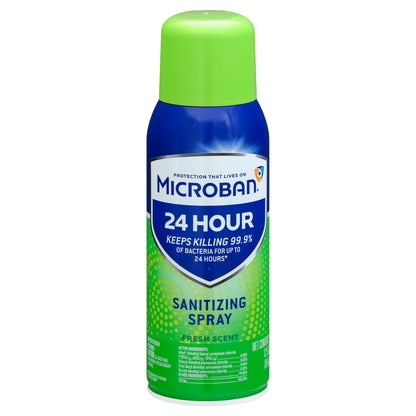 Microban Fresh Scent Sanitizing Spray 12.5 oz
