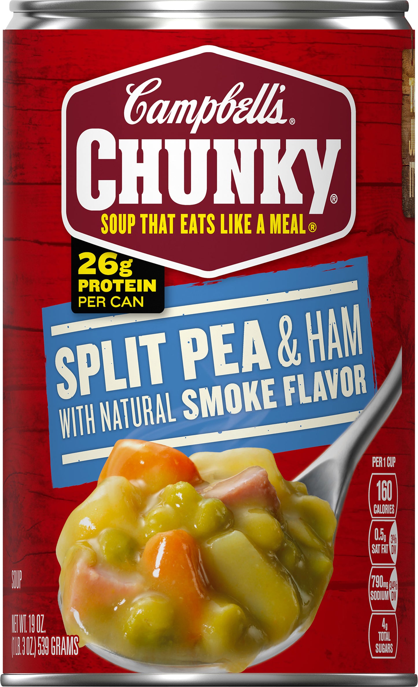 Campbell's Chunky Split Pea & Ham Soup 19 OZ