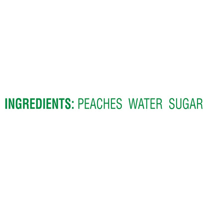 Del Monte Lite Sliced Peaches 15 oz Can