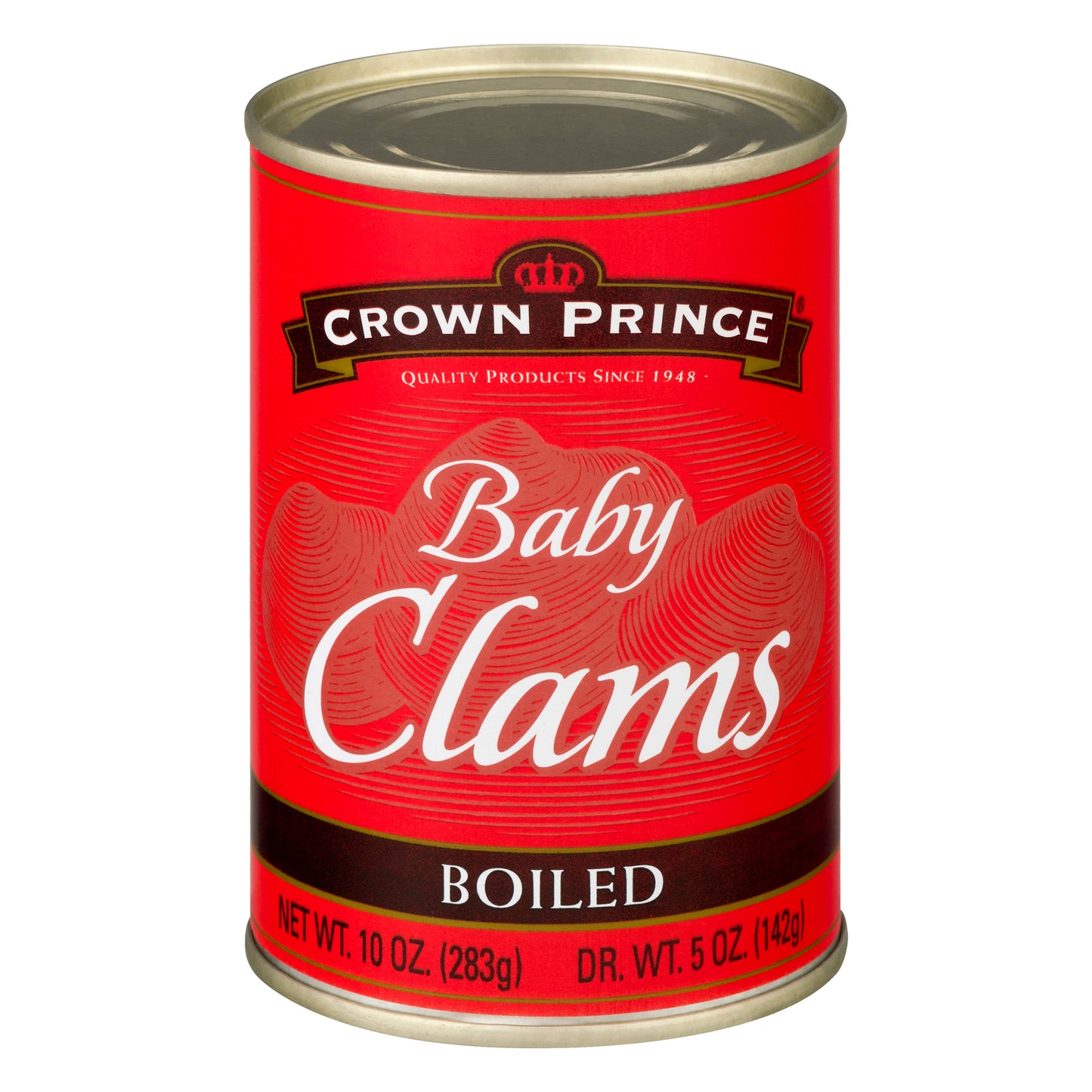 Crown Prince Boiled Baby Clams 10 oz