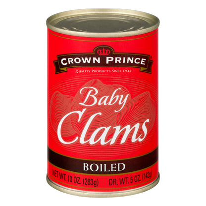 Crown Prince Boiled Baby Clams 10 oz