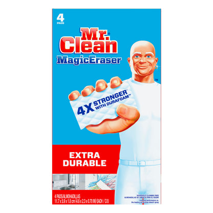 Mr Clean Extra Durable Household Cleaning Pads 4 ea