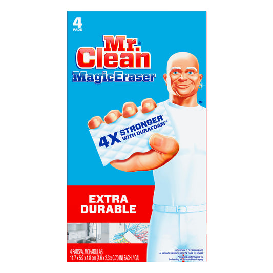 Mr Clean Extra Durable Household Cleaning Pads 4 ea