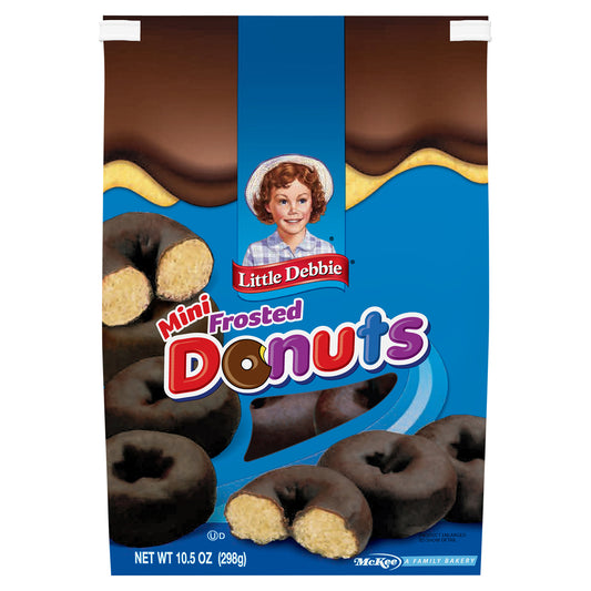 Snack Cakes, Little Debbie Family Pack Frosted Mini Donuts (bagged)