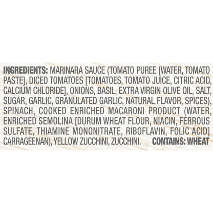 Smart Ones Angel Hair Pasta Marinara with Spinach & Zucchini Frozen Meal, 9 oz Box