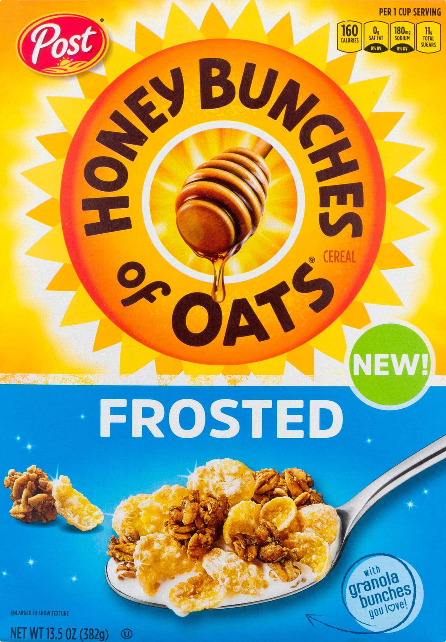 Honey Bunches Of Oats Frosted Cereal 13.5 oz