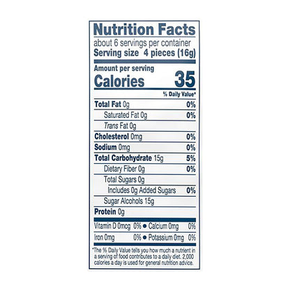 JOLLY RANCHER Zero Sugar Assorted Fruit Flavored Hard Candy, Individually Wrapped, 3.6 oz, Bag