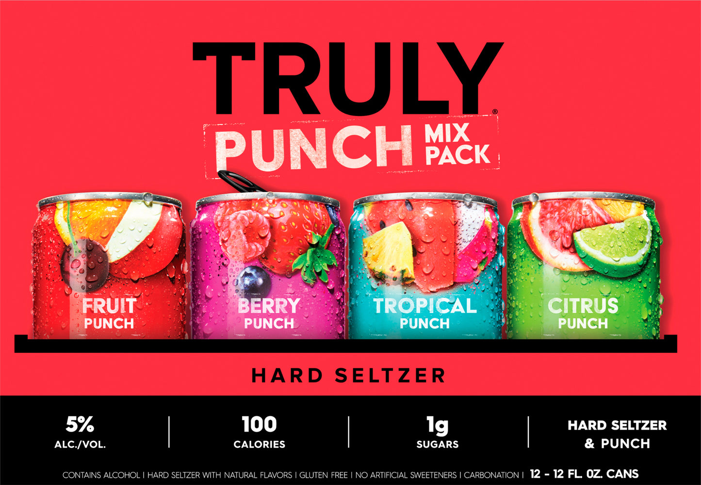 Truly Mix Pack Punch Hard Seltzer 12 - 12 fl oz Cans