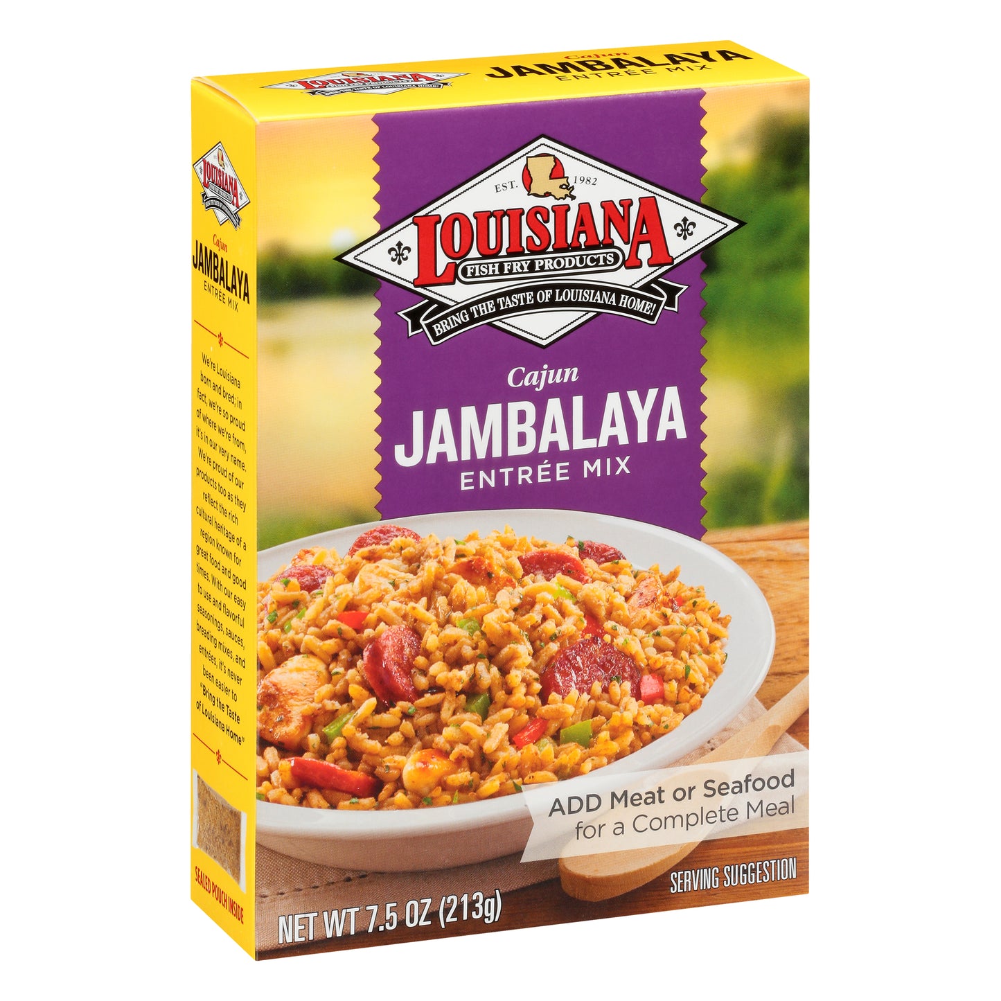 Louisiana Fish Fry Products Cajun Jambalaya Entree Mix 7.5 oz