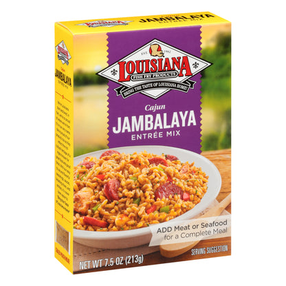 Louisiana Fish Fry Products Cajun Jambalaya Entree Mix 7.5 oz