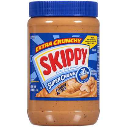 Skippy® Super Chunk® Extra Crunchy Peanut Butter 40 oz. Jar