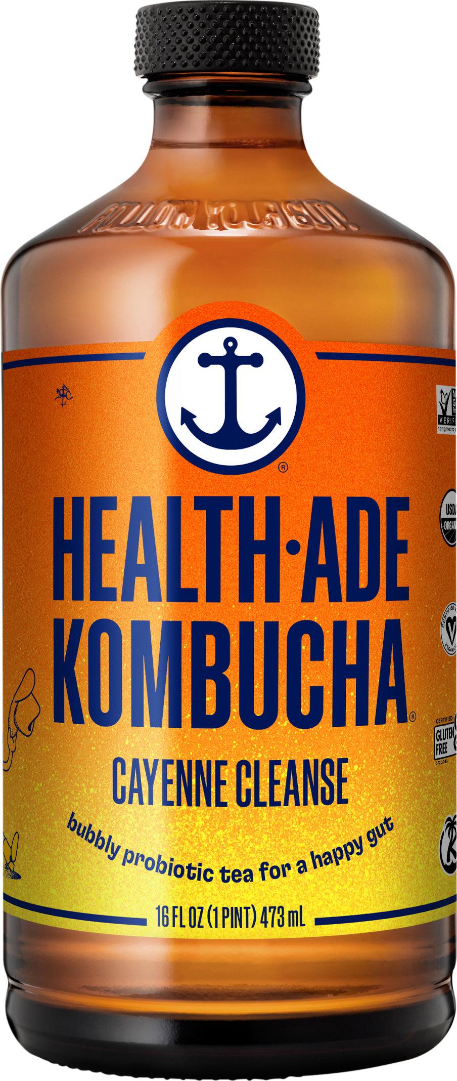 Health-Ade Cayenne Cleanse Kombucha 16 fl oz