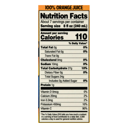 Disney Donald Duck Outrageous Orange 100% Juice 59 oz