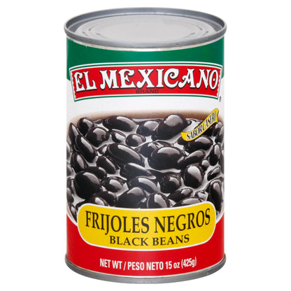 El Mexicano Black Beans 15 oz