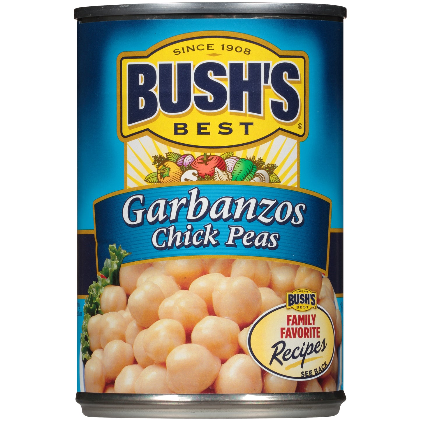 Bush's Best® Garbanzos Chick Peas 16 oz. Can