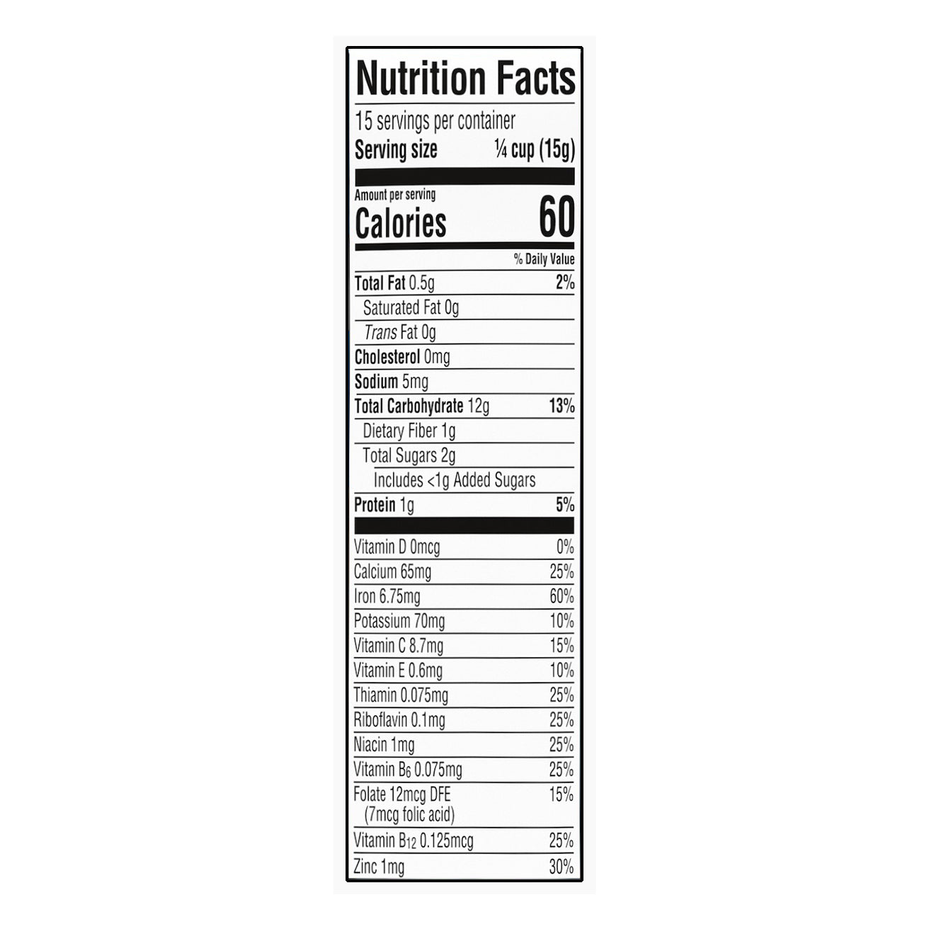 Gerber Cereal for Baby Grain & Grow Whole Wheat Shrink R033B 8 oz (227g)