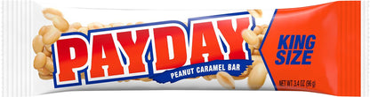 PAYDAY Peanut & Caramel Candy, King Size, 3.4 oz, Bar