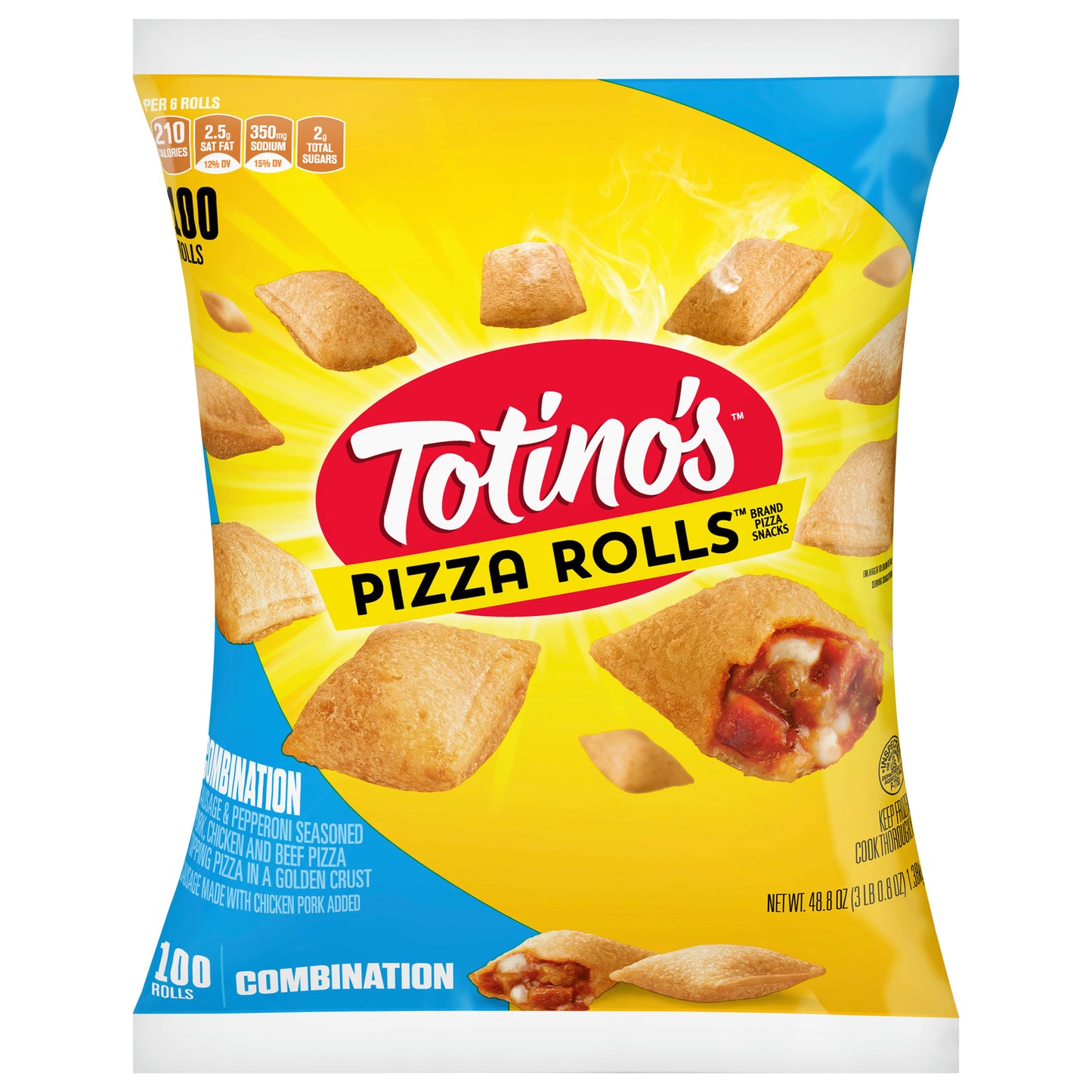 Totino's Combination Frozen Pizza Rolls, 100 Count
