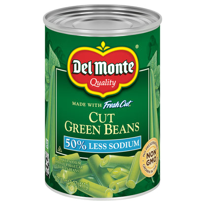 Del Monte Cut Green Beans 14.5 oz Can