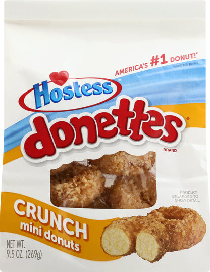 Hostess Donettes Crunch Mini Donuts 9.5 oz