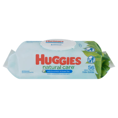 Huggies Natural Care Refreshing Wipes with Cucumber & Green Tea 56 ea