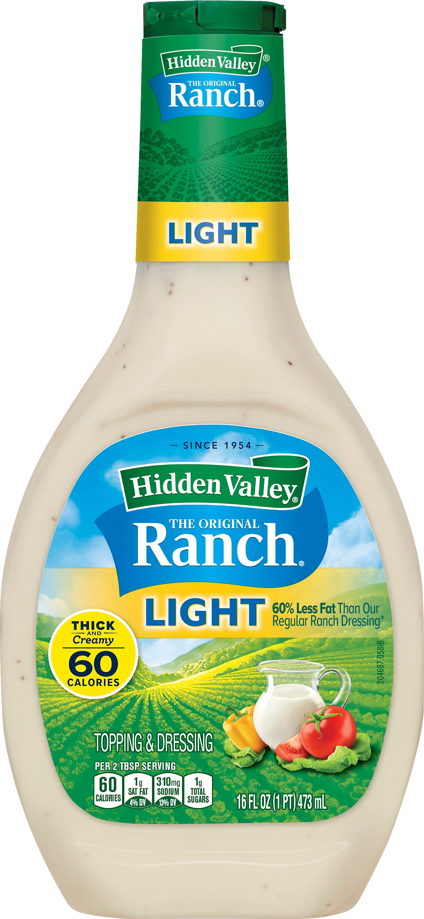 Hidden Valley The Original Ranch Light Topping & Dressing 16 oz