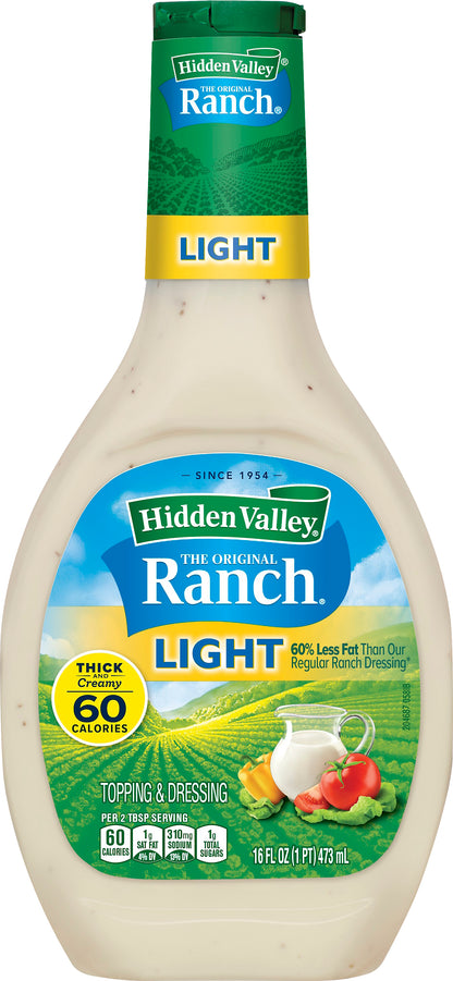 Hidden Valley The Original Ranch Light Topping & Dressing 16 oz