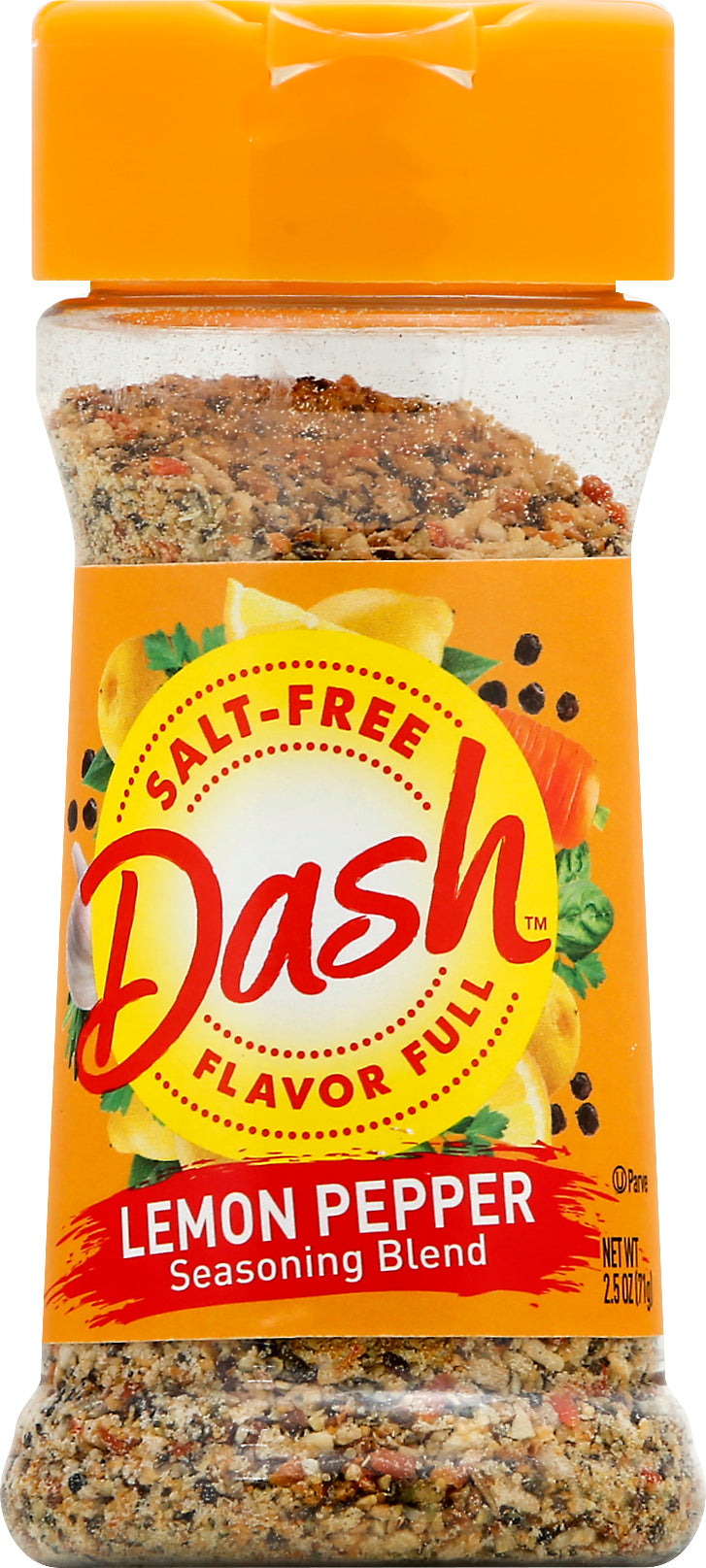 Dash Salt-Free Lemon Pepper Seasoning Blend 2.5 oz
