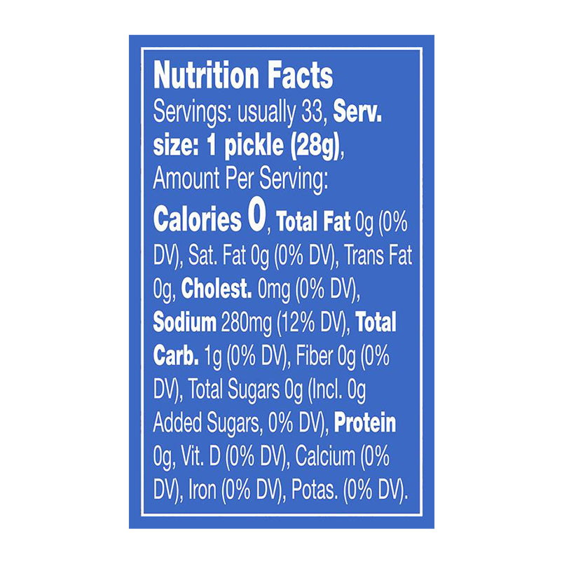 Vlasic Kosher Dill Baby Wholes Pickles 46 fl oz Jar