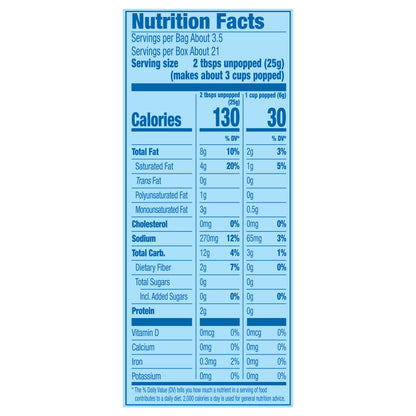 Pop-Secret Premium Extra Butter Popcorn 3 - 3.2 oz Bags