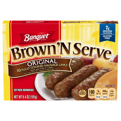 Banquet Brown 'N Serve Original Sausage Links 10 ea