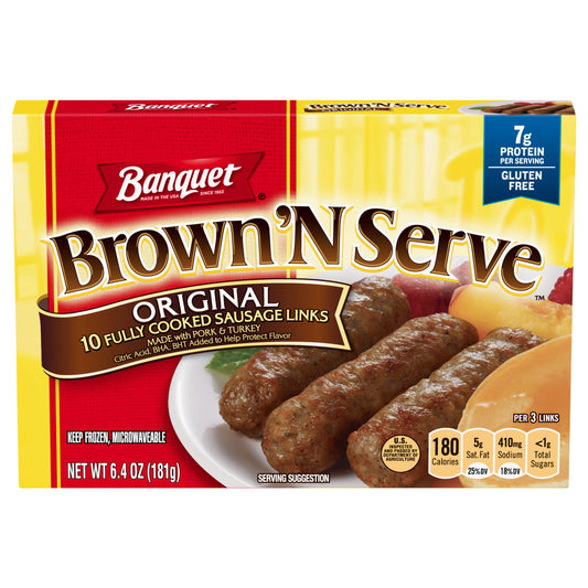 Banquet Brown 'N Serve Original Sausage Links 10 ea