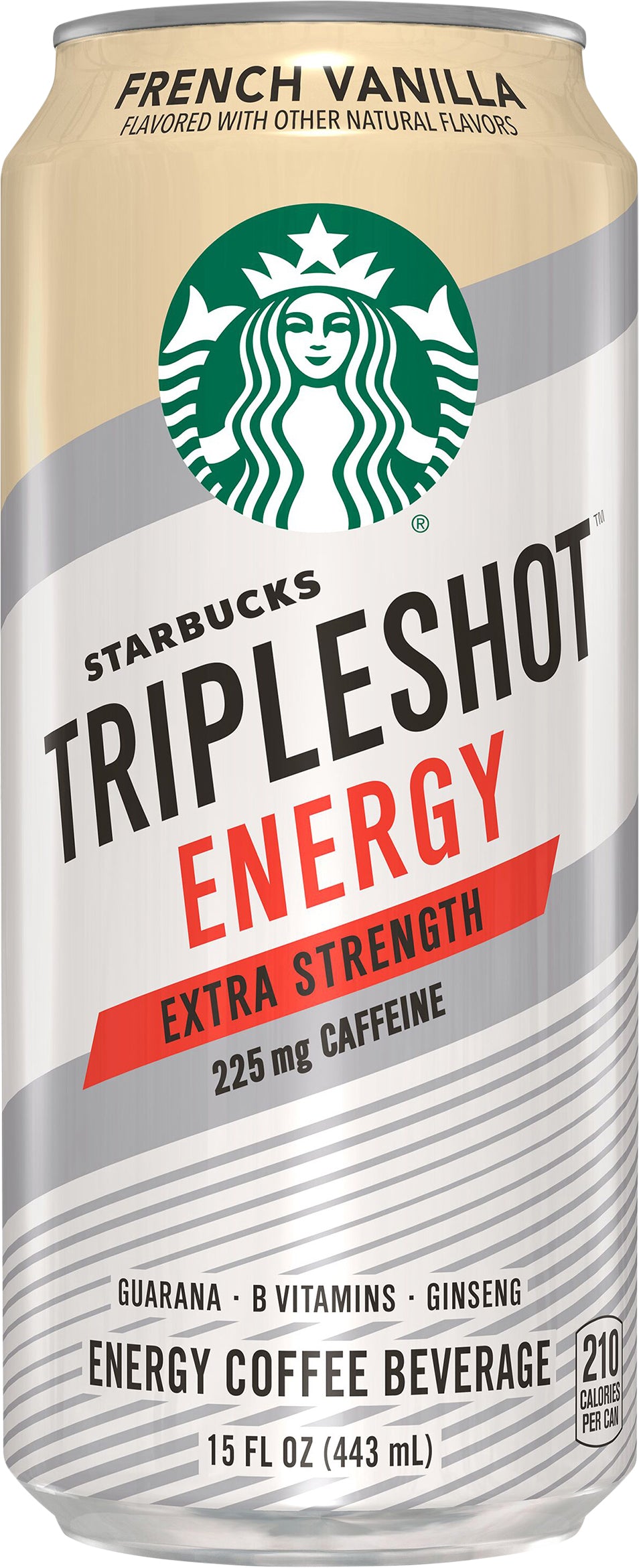 Starbucks TripleShot Energy Energy Coffee Beverage French Vanilla Flavored 15 Fl Oz Can