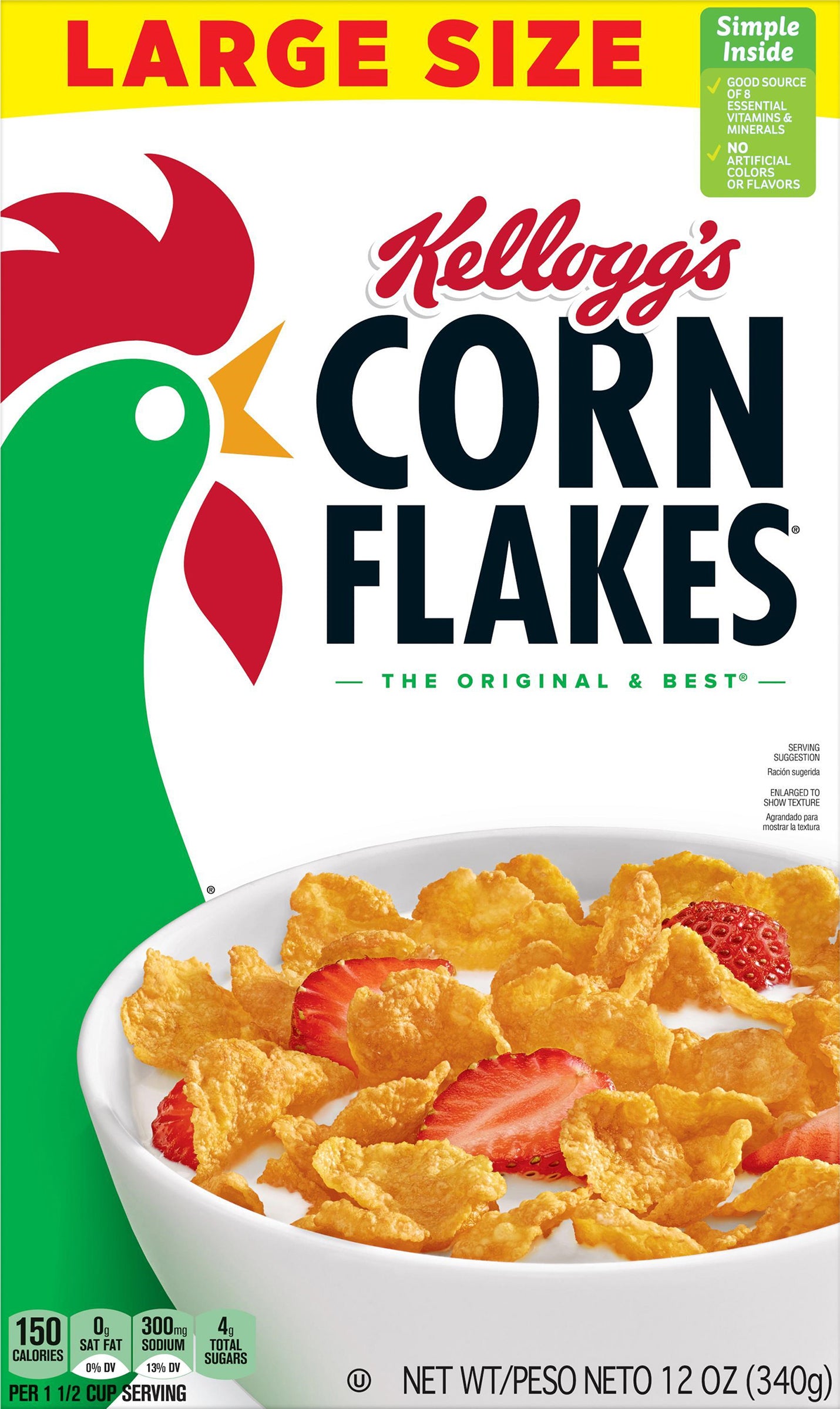 Corn Flakes Large Size Corn Flakes 12 oz