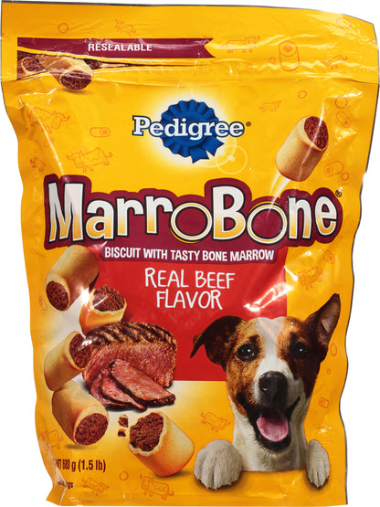 Pedigree MarroBone Real Beef Flavor Snack Food for Dogs 680 g
