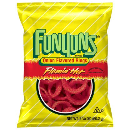 Funyuns Flamin' Hot Flavored Onion Flavored Rings 2.125 oz