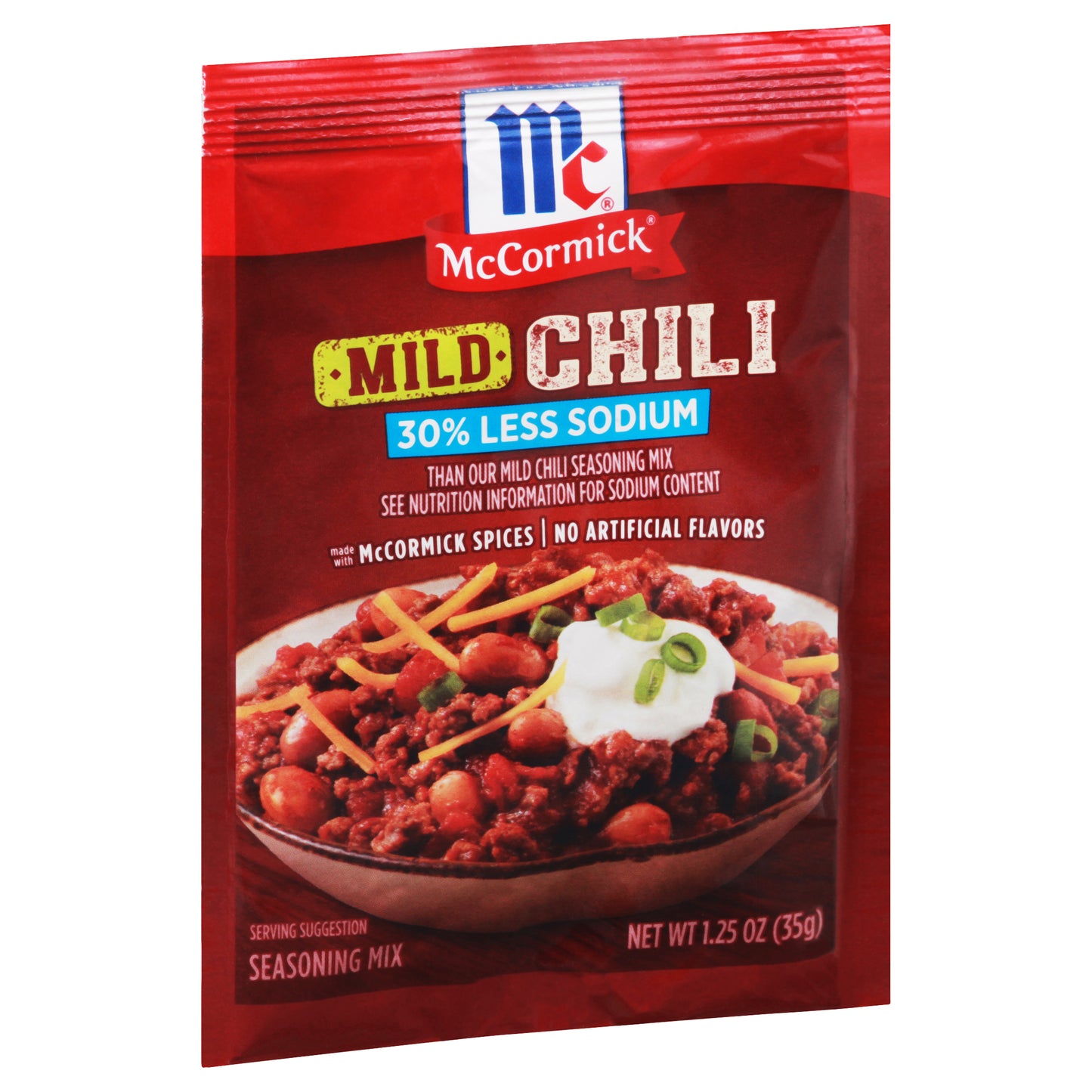 Mccormick Mild Chili Seasoning Mix 1.25 oz Envelope