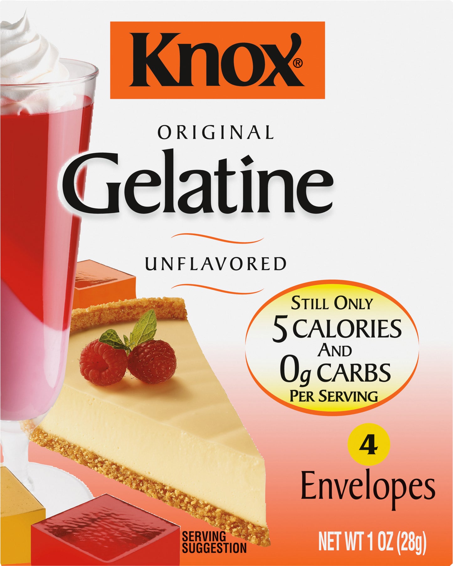 Knox Original Unflavoured Gelatine - Carton(41877-00001 - C3434395) 1 oz (28g)(Perf Map Task Needed)