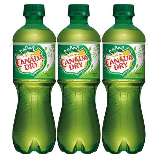 Canada Dry Ginger Ale Soda, .5 L bottles, 6 pack