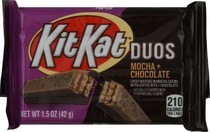 Kit Kat Duos Mocha + Chocolate Crisp Wafers 1.5 oz