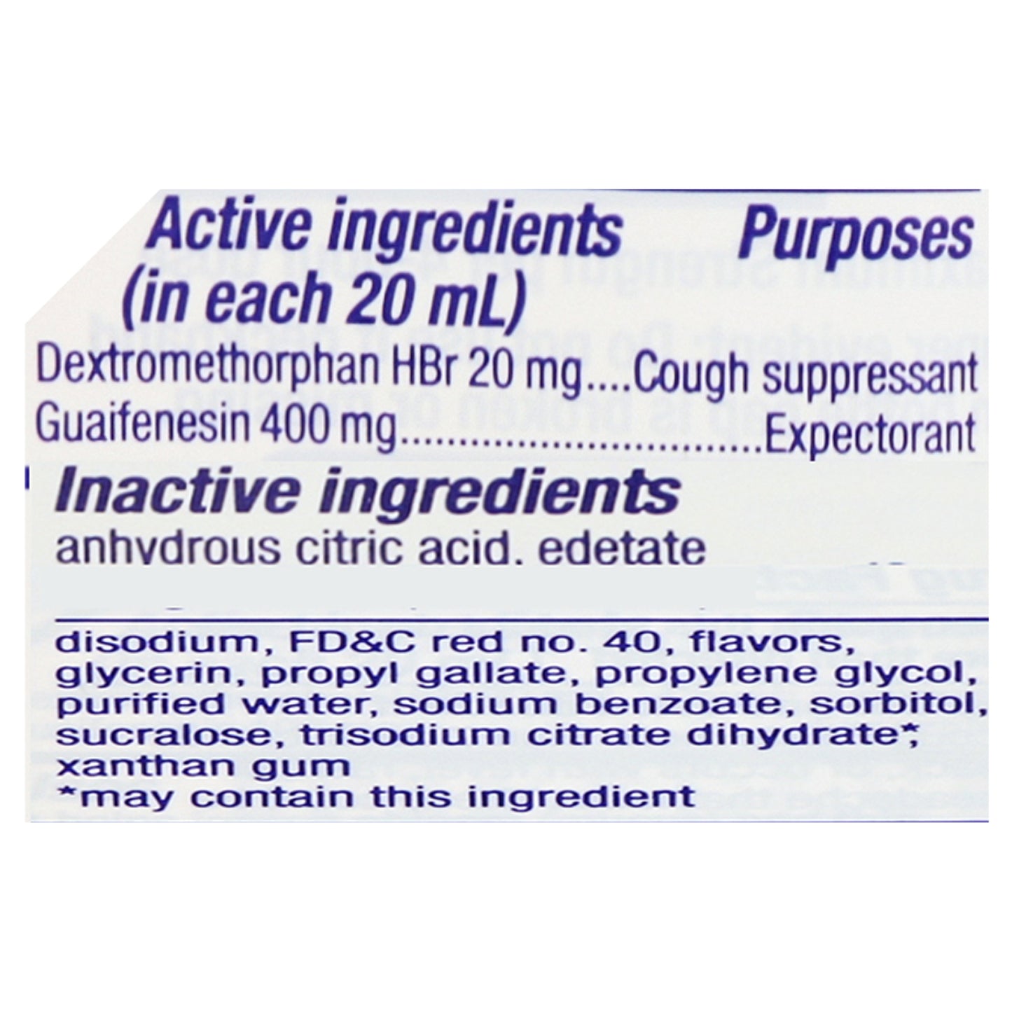 Delsym DM Max Strength Liquid Cherry Flavored Cough + Chest Congestion 6 oz