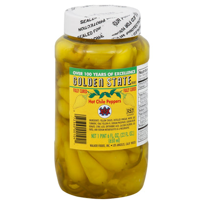 Golden State Hot Chile Peppers 22 oz
