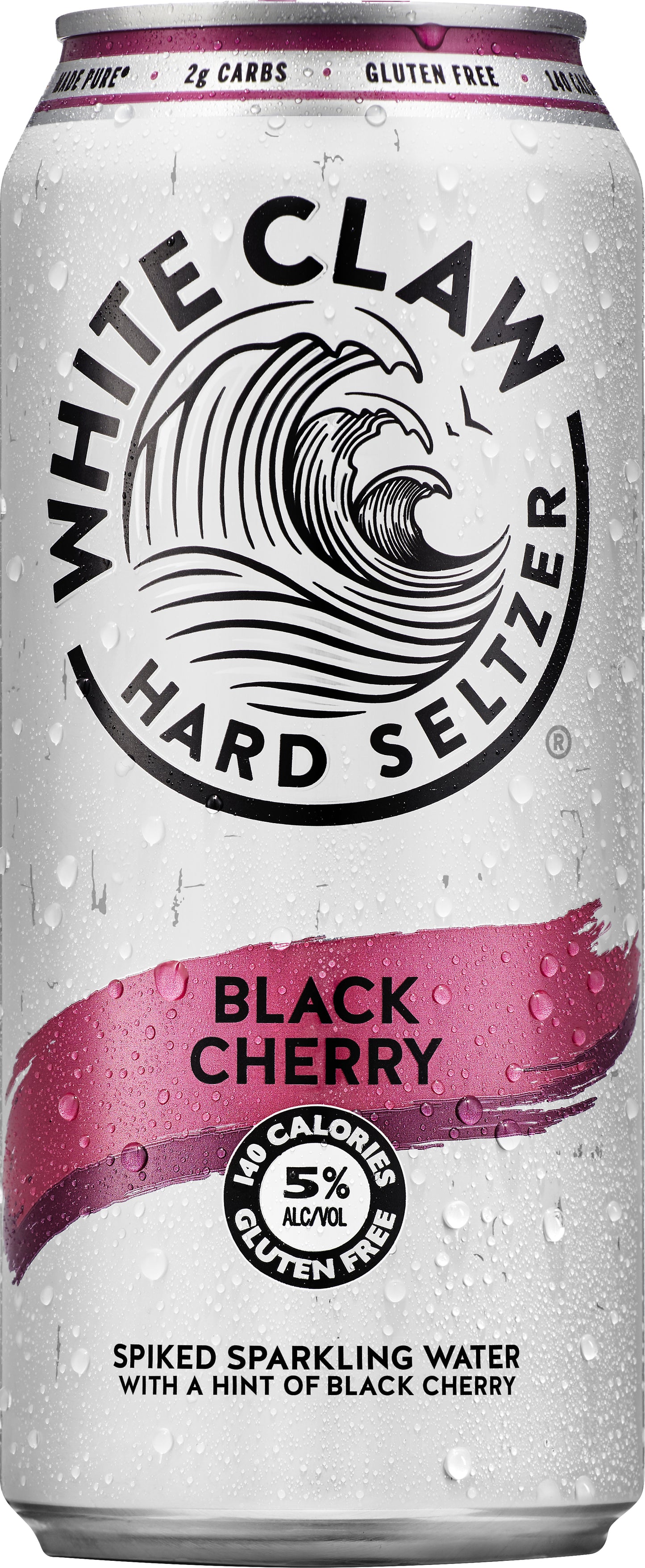 White Claw Black Cherry Hard Seltzer 1 pt