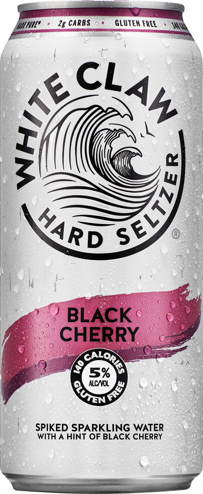 White Claw Black Cherry Hard Seltzer 1 pt