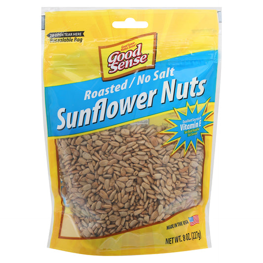 Good Sense Roasted/No Salt No Salt Sunflower Nuts 8 oz