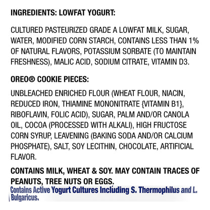 YoCrunch Lowfat Vanilla with OREO Yogurt, 6 Oz.