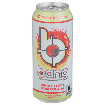 Bang Super Creatine Whole Lotta Pina Colada Energy Drink 16 fl oz