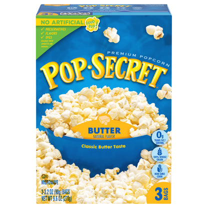Pop-Secret Premium Butter Popcorn 3 - 3.2 oz Bags